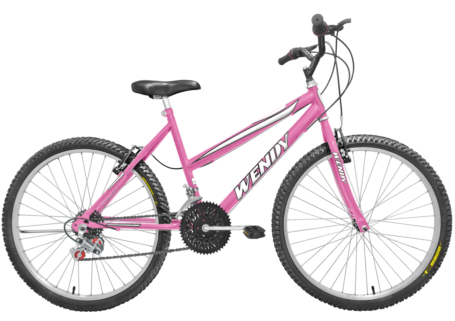 Bike Mtb Feminina Wendy Rosa Aro 26