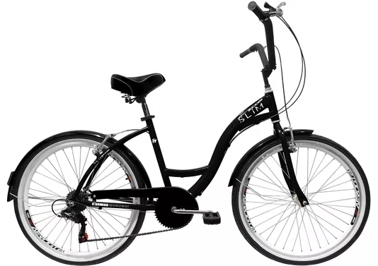 Bicicleta Amazonas Ecos Slim Feminina 6v. Aro 26 Aero