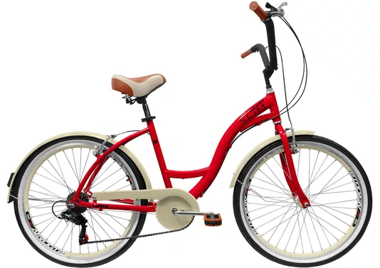 Bicicleta Amazonas Ecos Slim Feminina 6v. Aro 26 Aero