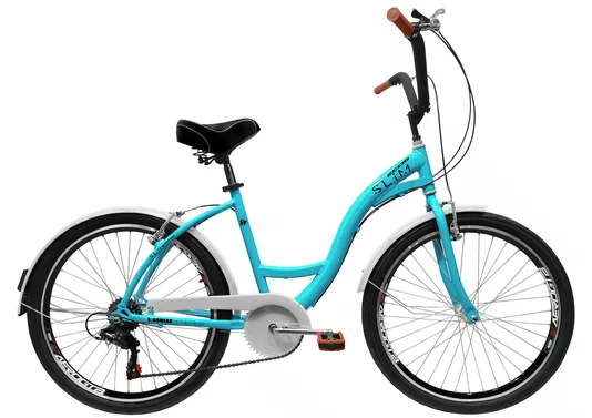Bicicleta Amazonas Ecos Slim Feminina 6v. Aro 26 Aero
