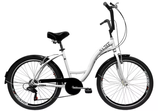 Bicicleta Amazonas Ecos Slim Feminina 6v. Aro 26 Aero