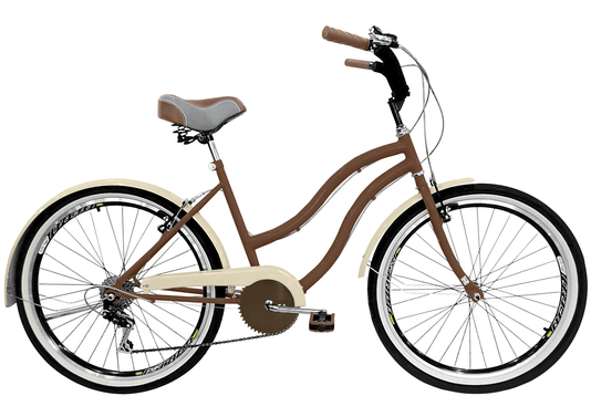 Bicicleta Amazonas Praiana Retro Feminina 6v. Aro 26 Aero - 1367