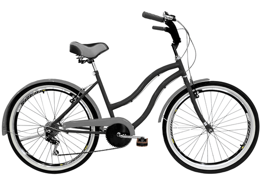 Bicicleta Amazonas Praiana Retro Feminina 6v. Aro 26 Aero - 1367