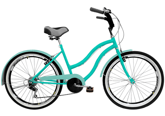 Bicicleta Amazonas Praiana Retro Feminina 6v. Aro 26 Aero - 1367