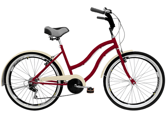 Bicicleta Amazonas Praiana Retro Feminina 6v. Aro 26 Aero - 1367