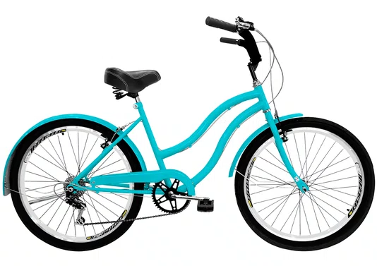 Bicicleta Amazonas Praiana Retro Feminina 6v. Aro 26 Aero - 1367