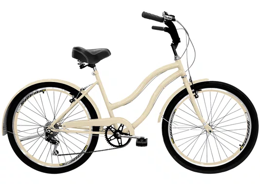 Bicicleta Amazonas Praiana Retro Feminina 6v. Aro 26 Aero - 1367