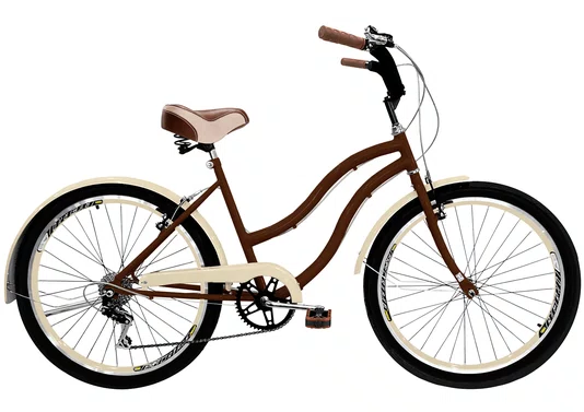 Bicicleta Amazonas Praiana Retro Feminina 6v. Aro 26 Aero - 1367