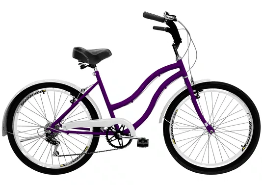 Bicicleta Amazonas Praiana Retro Feminina 6v. Aro 26 Aero - 1367