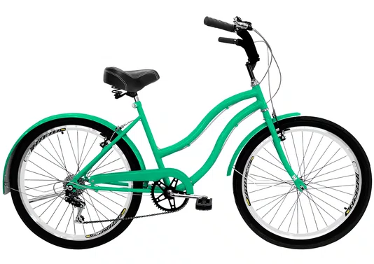 Bicicleta Amazonas Praiana Retro Feminina 6v. Aro 26 Aero - 1367