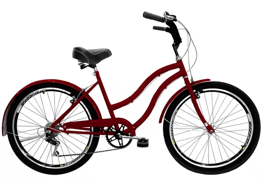 Bicicleta Amazonas Praiana Retro Feminina 6v. Aro 26 Aero - 1367