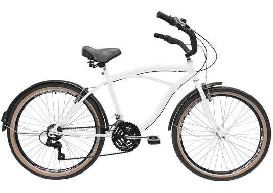 Bicicleta Amazonas Praiana Retro Masculina 21v. Aro 26 Aero - 1400