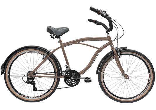 Bicicleta Amazonas Praiana Retro Masculina 21v. Aro 26 Aero - 1400
