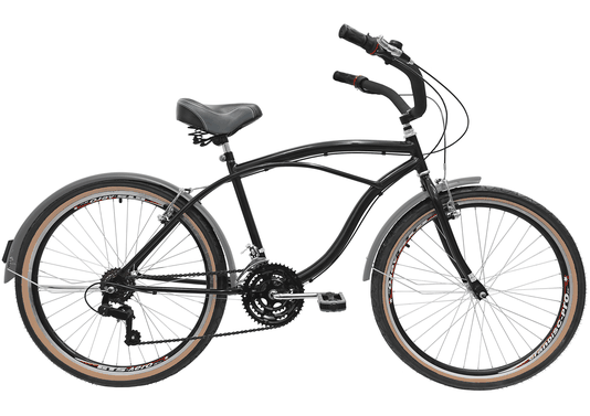 Bicicleta Amazonas Praiana Retro Masculina 21v. Aro 26 Aero - 1400