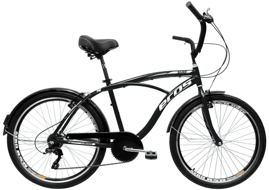 Bicicleta Amazonas Praiana Ecos Surf Alumínio Masculina 6v. Aro 26 - Aero