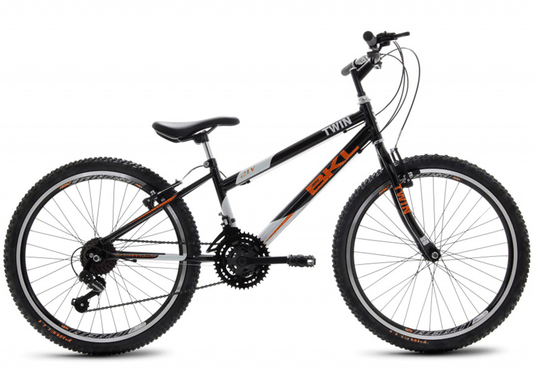 Bicicleta BKL Twin 21v. Aro 24