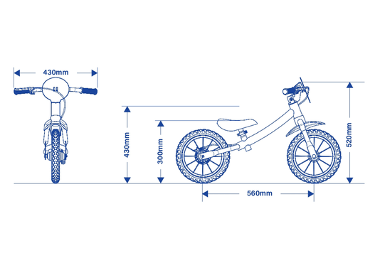 Bicicleta Nathor Balance Garden Fly Aro 12