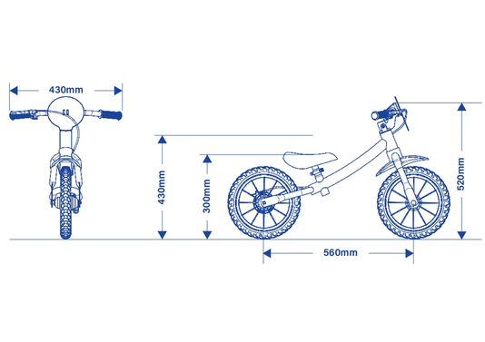 Bicicleta Nathor Balance Princesas Aro 12