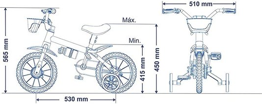 Bicicleta Nathor Cat Aro 12