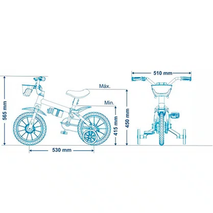 Bicicleta Nathor Dora Aventureira Aro 12