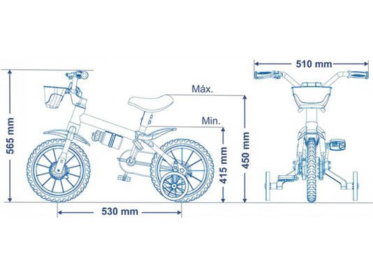 Bicicleta Nathor Mickey Aro 12