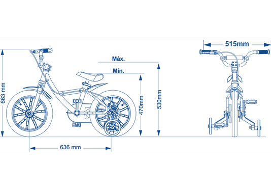 Bicicleta Nathor Show da Luna Aro 14
