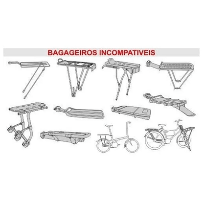 Bagageiro Box Bike Baú Kalf