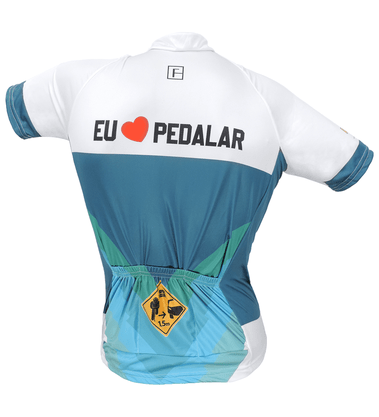 Camisa de Ciclismo Eu Amo Pedalar