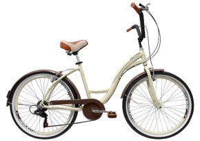 Bicicleta Amazonas Ecos Slim Feminina 6v. Aro 26 Aero