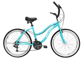 Bicicleta Amazonas Praiana Ecos Surf Alumínio Feminina 21v. Aro 26 Aero - 1088
