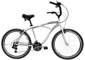 Bicicleta Amazonas Praiana Ecos Surf Alumínio Masculina 21v. Aro 26 - Aero