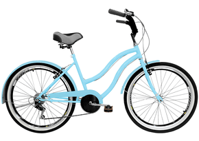 Bicicleta Amazonas Praiana Retro Feminina 6v. Aro 26 Aero - 1367