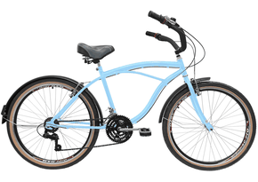 Bicicleta Amazonas Praiana Retro Masculina 21v. Aro 26 Aero - 1400