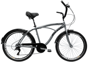 Bicicleta Amazonas Praiana Ecos Surf Alumínio Masculina 6v. Aro 26 - Aero