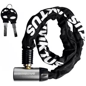 Cadeado Corrente Revestido com Chave 6mm x 0,90cm Inviktus