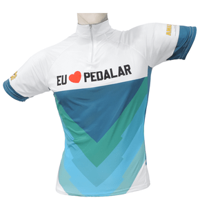 Camisa de Ciclismo Eu Amo Pedalar