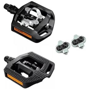 Pedal Shimano PD-T421 Click'R MTB com Tacos e Plataforma
